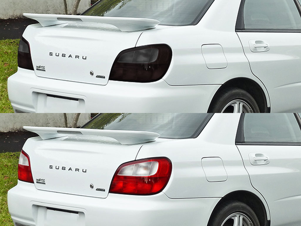 Subaru Impreza 1995-2001 Before and After Smoked Taillights