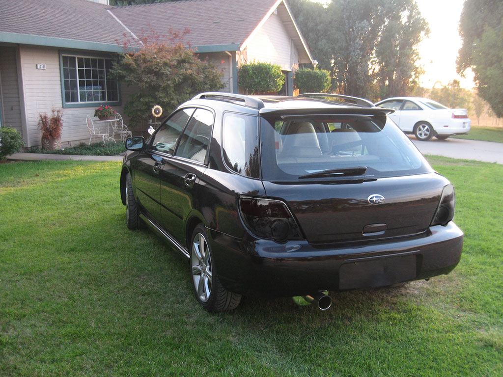 Subaru Impreza Hatchback 2006-2007 Blackout Tail Light TInt