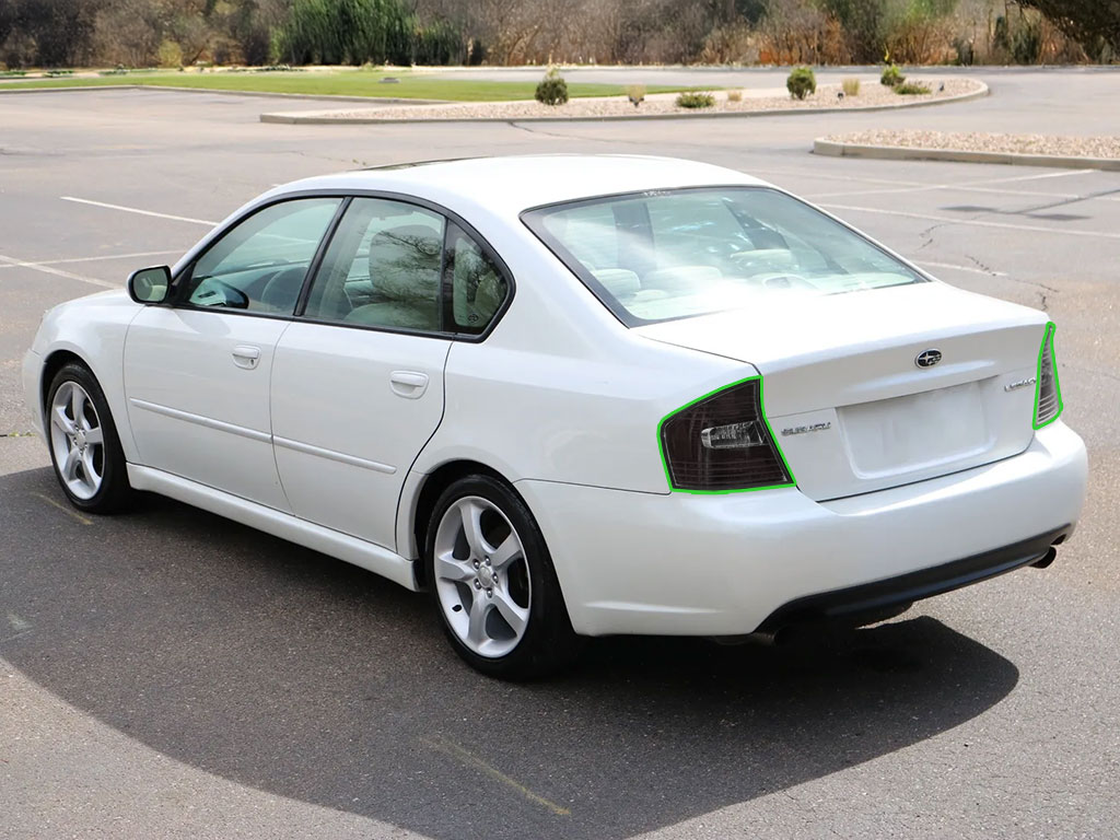 Subaru Legacy 2005-2007 Tail Light Tint Installation Points