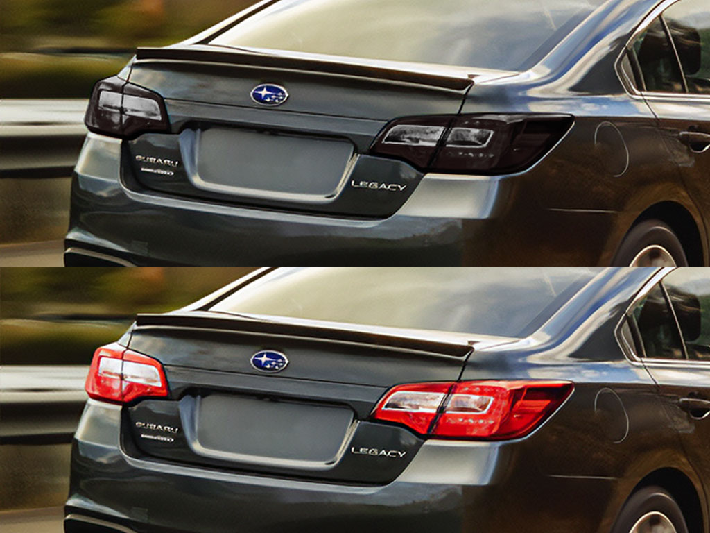 Subaru Legacy 2015-2019 Before and After Smoked Taillights