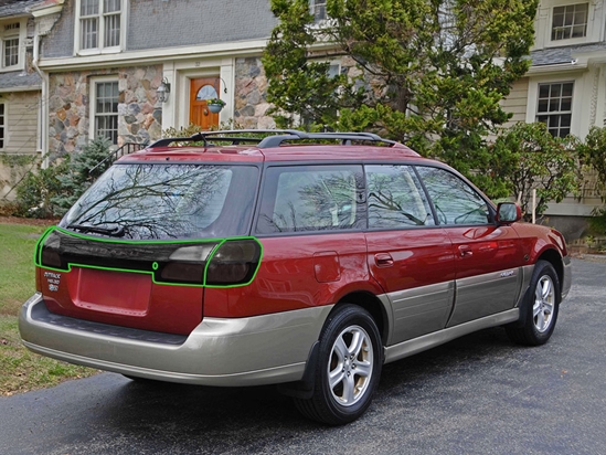 Subaru Outback 2000-2004 Tail Light Tint Installation Points