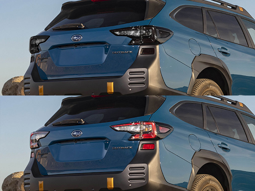 Subaru Outback 2020-2025 Before and After Smoked Taillights