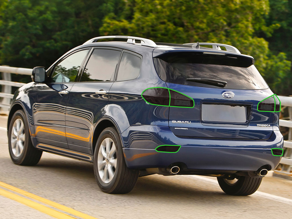 Subaru Tribeca 2008-2014 Tail Light Tint Installation Points