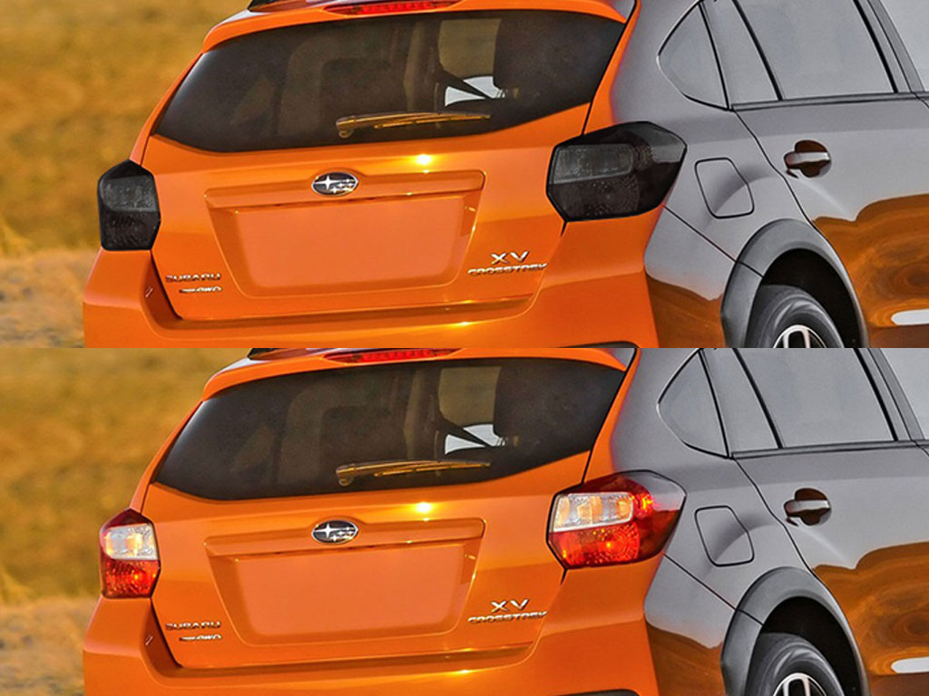 Subaru XV Crosstrek 2013-2016 Before and After Smoked Taillights