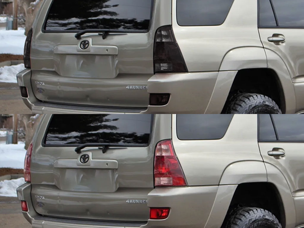 Toyota 4Runner 2003-2005 Before and After Smoked Taillights