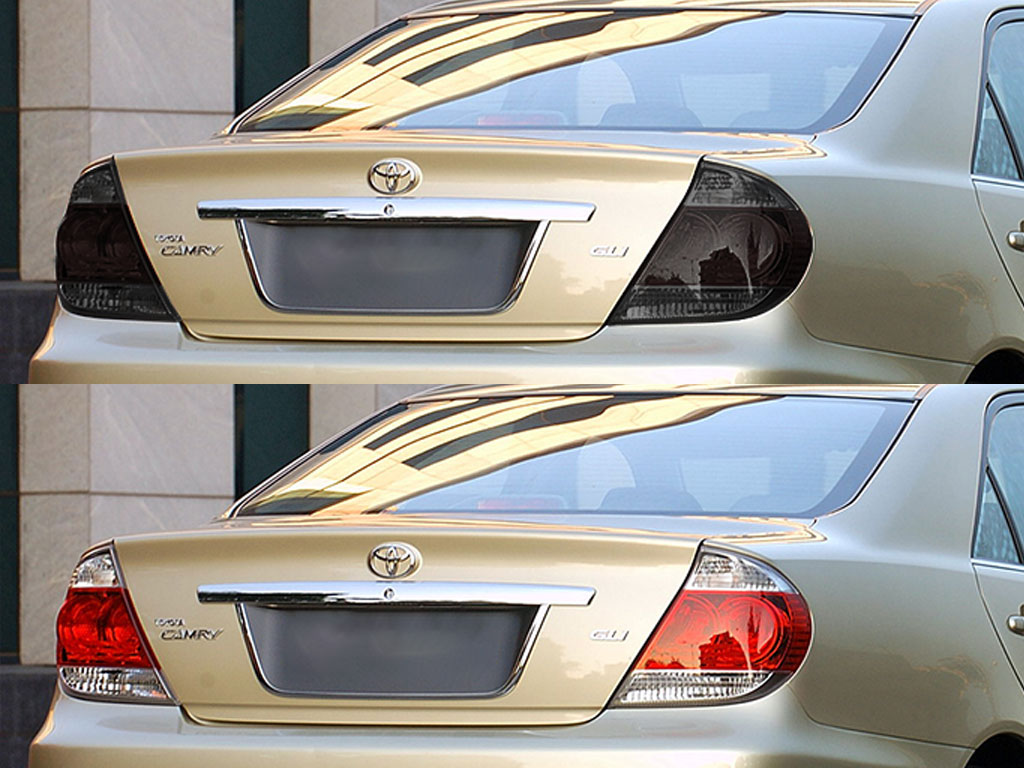 Toyota Camry 2002-2004 Before and After Smoked Taillights