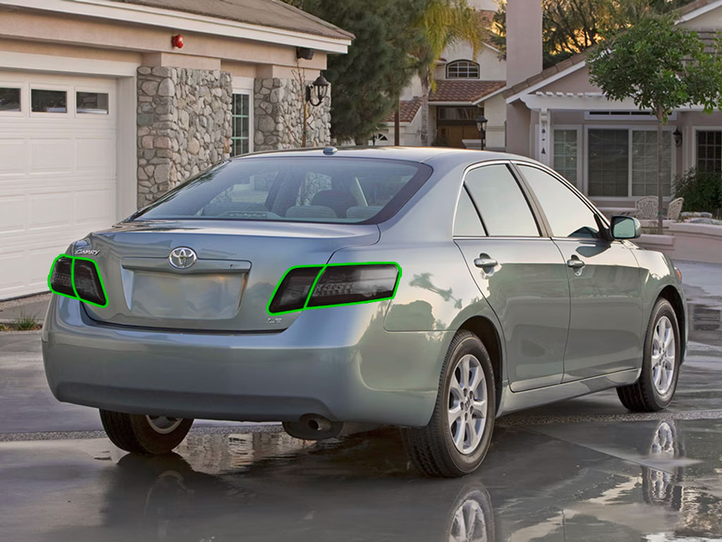 Toyota Camry 2007-2011 Tail Light Tint Installation Points