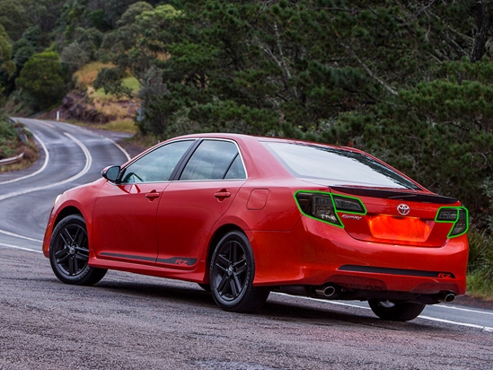 Toyota Camry 2012-2014 Tail Light Tint Installation Points