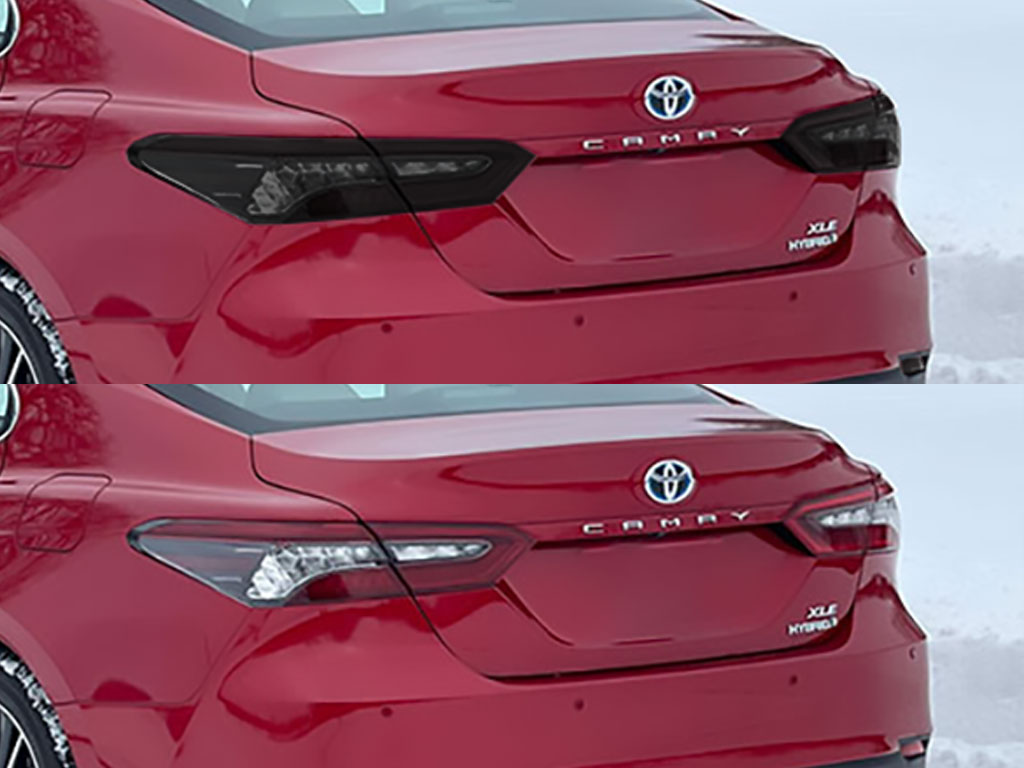 Toyota Camry 2018-2024 Before and After Smoked Taillights