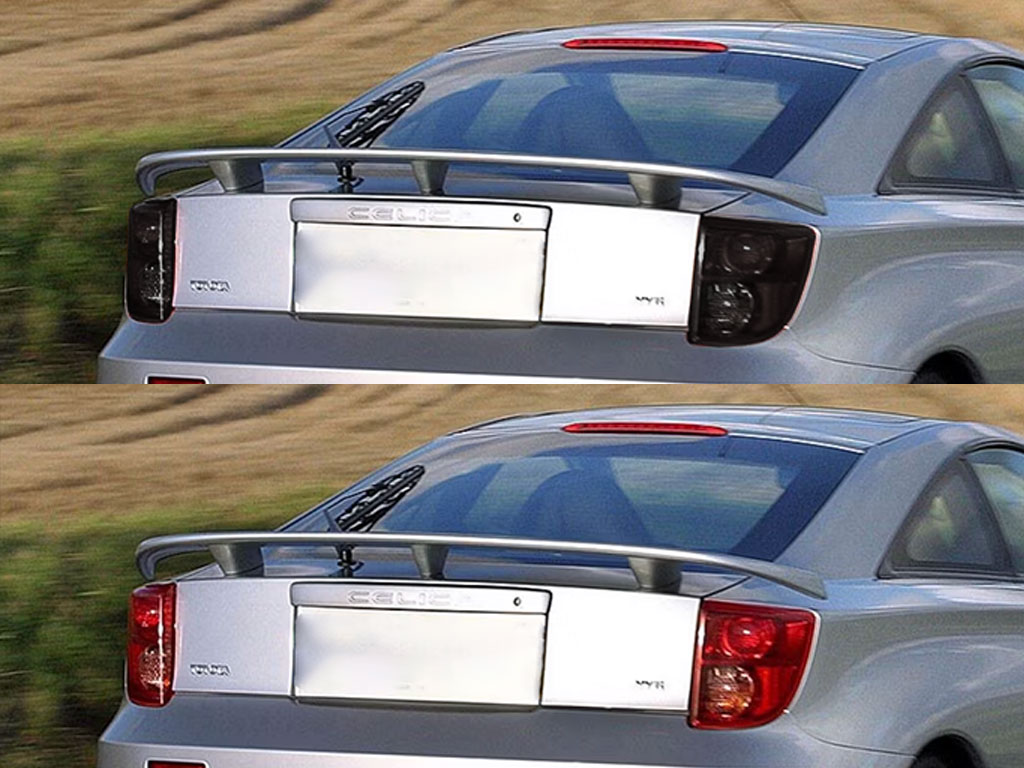 Toyota Celica 2000-2005 Before and After Smoked Taillights