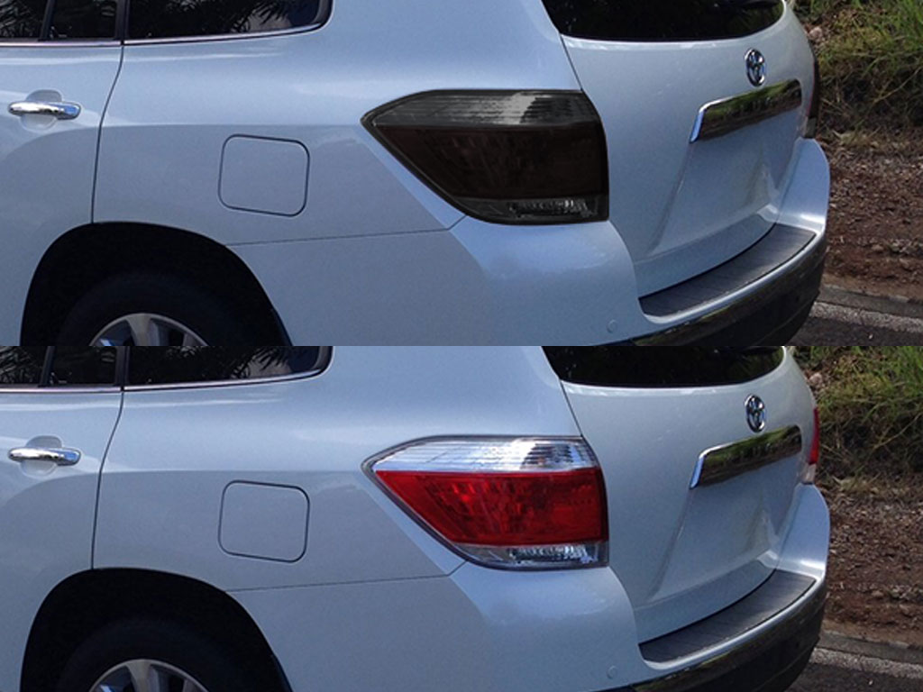 Toyota Highlander 2008-2010 Before and After Smoked Taillights