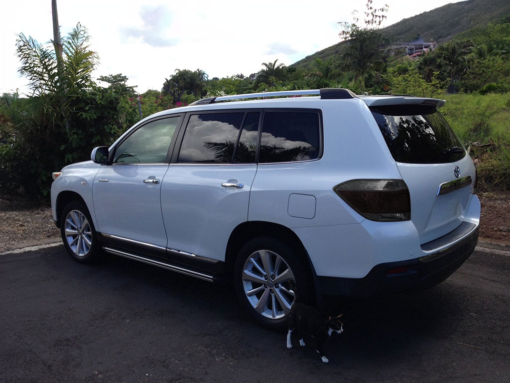 Toyota Highlander 2008-2010 Blackout Tail Light TInt