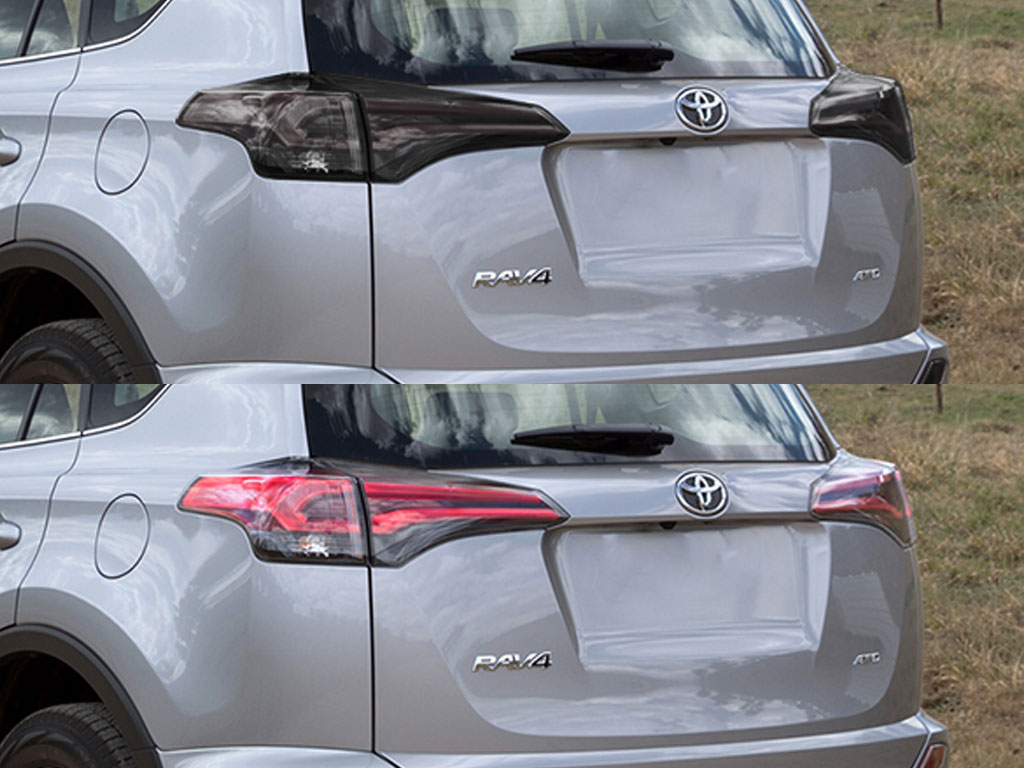 Toyota Rav4 2016-2018 Before and After Smoked Taillights