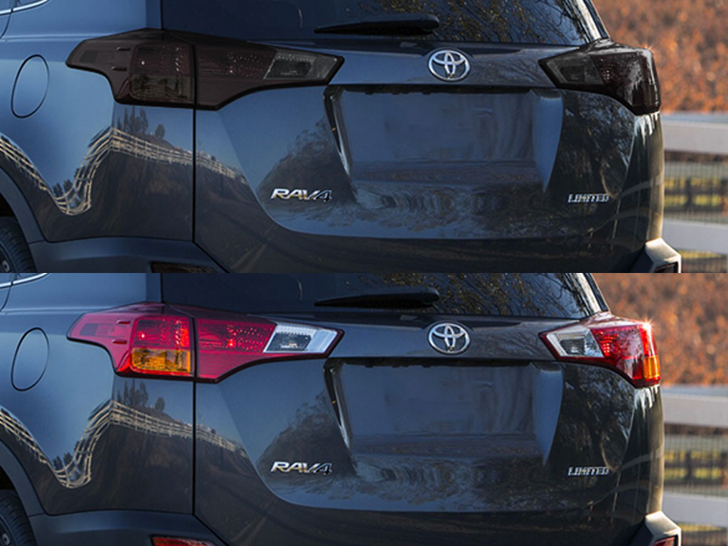 Toyota Rav4 2013-2015 Before and After Smoked Taillights