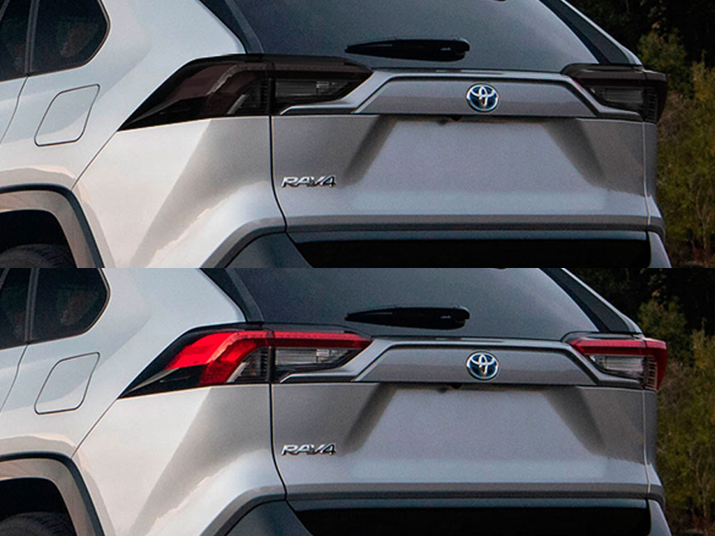 Toyota Rav4 2019-2024 Before and After Smoked Taillights