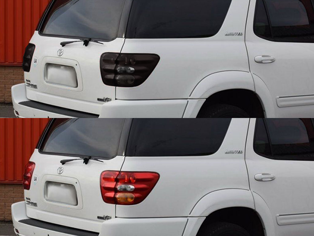 Toyota Sequoia  2001-2004 Before and After Smoked Taillights