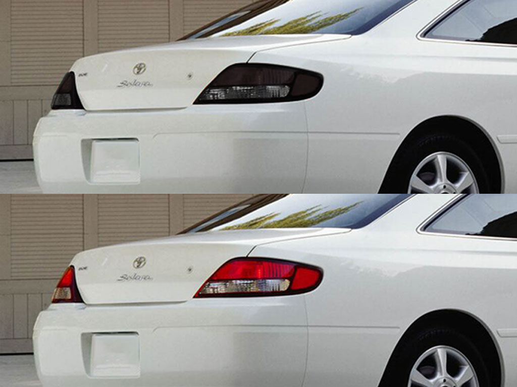 Toyota Solara 1999-2001 Before and After Smoked Taillights