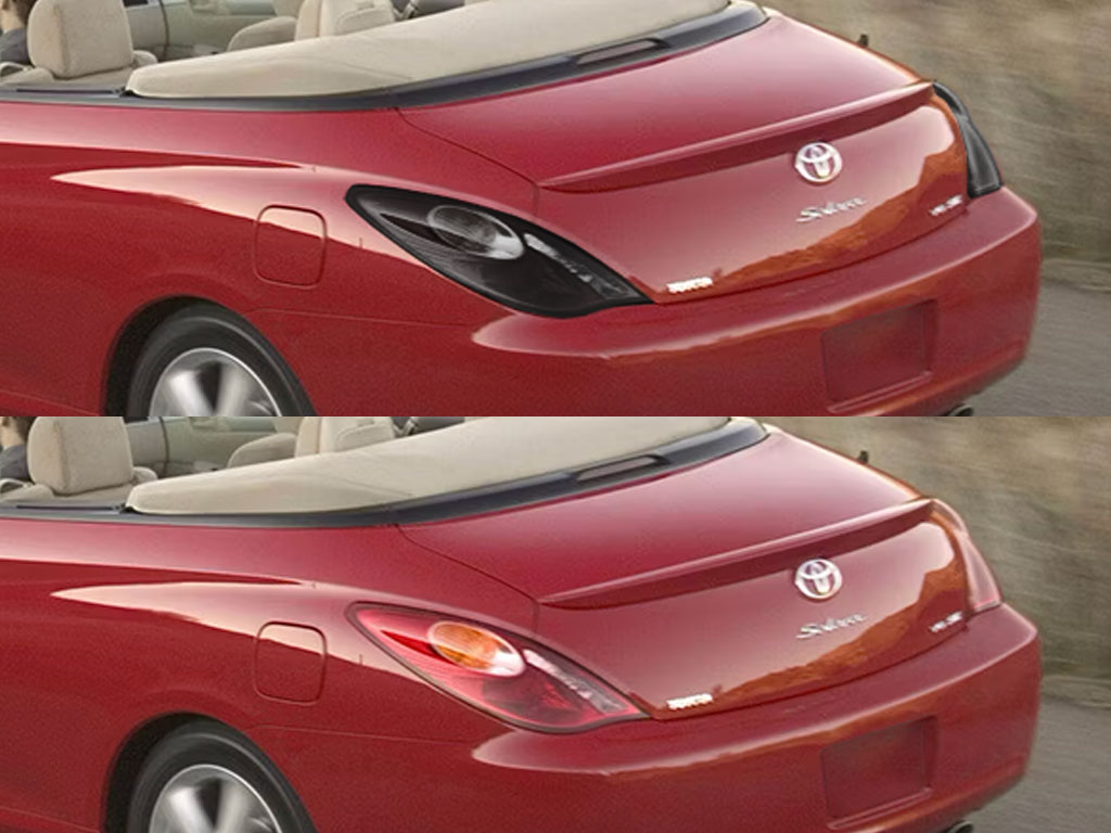 Toyota Solara 2004-2006 Before and After Smoked Taillights