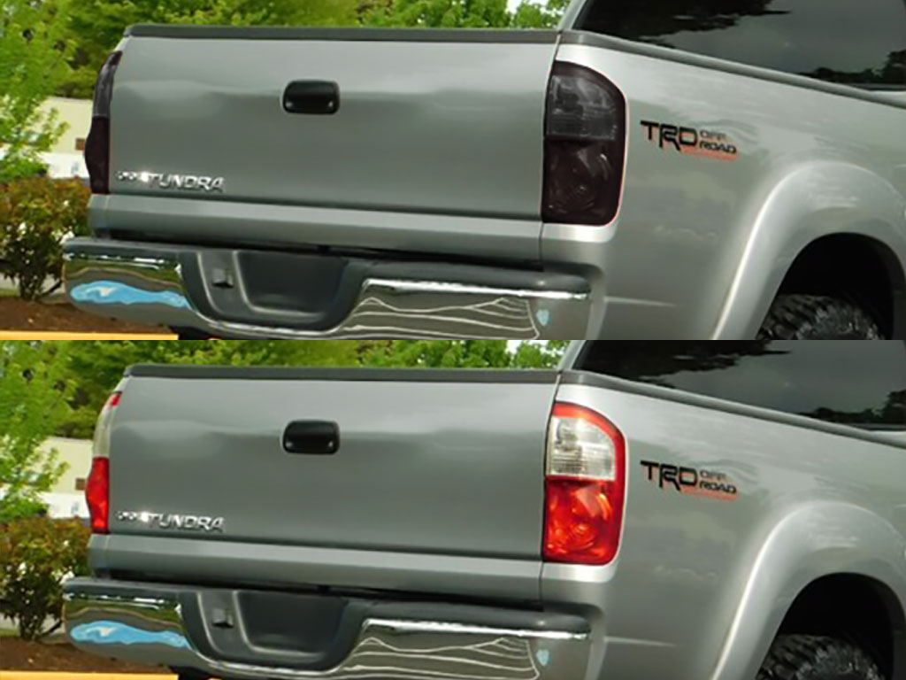 Toyota Tundra 2000-2006 Before and After Smoked Taillights