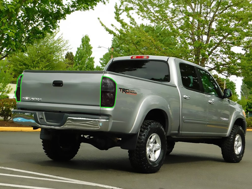 Toyota Tundra 2000-2006 Tail Light Tint Installation Points