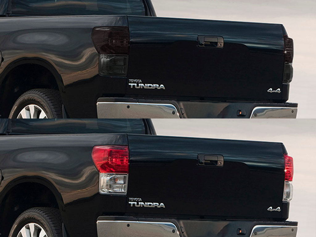 Toyota Tundra 2007-2013 Before and After Smoked Taillights