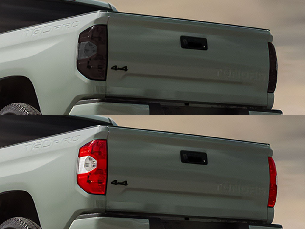 Toyota Tundra 2014-2021 Before and After Smoked Taillights