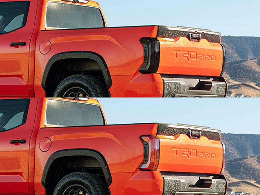 Toyota Tundra 2022-2024 Before and After Smoked Taillights