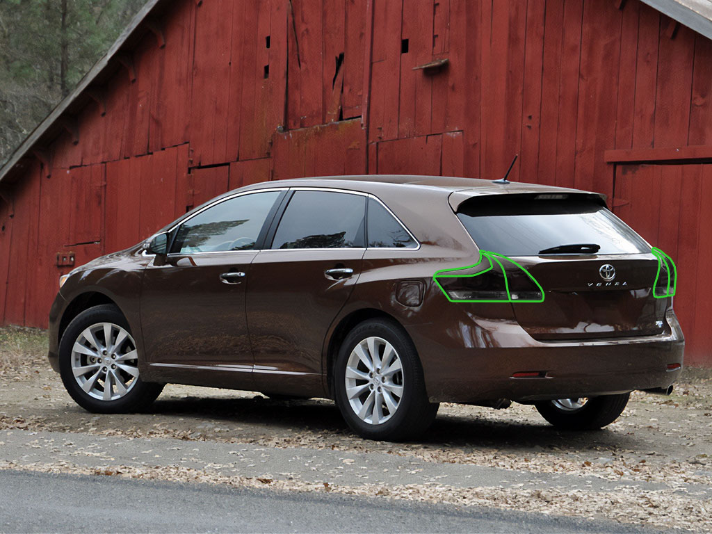 Toyota Venza 2009-2015 Tail Light Tint Installation Points