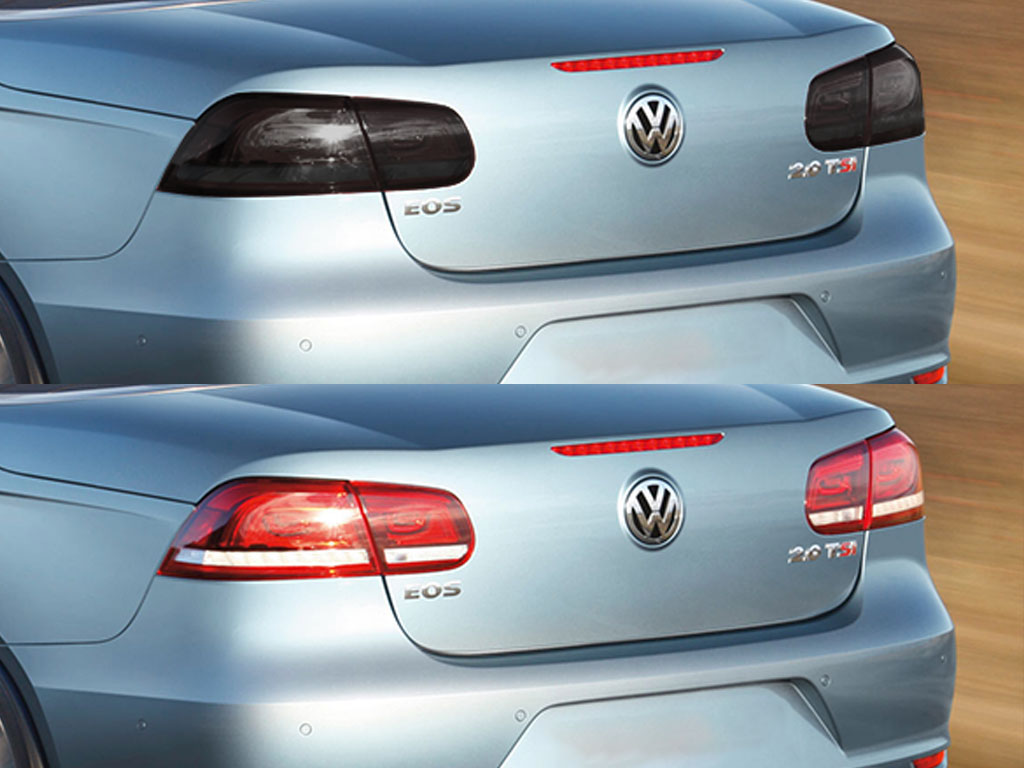 Volkswagen Eos 2007-2011 Before and After Smoked Taillights