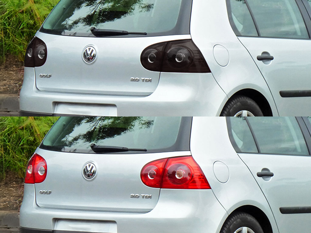 Volkswagen Golf 1999-2006 Before and After Smoked Taillights