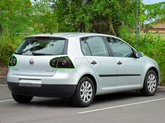 Volkswagen Golf 1999-2006 Tail Light Tint Installation Points