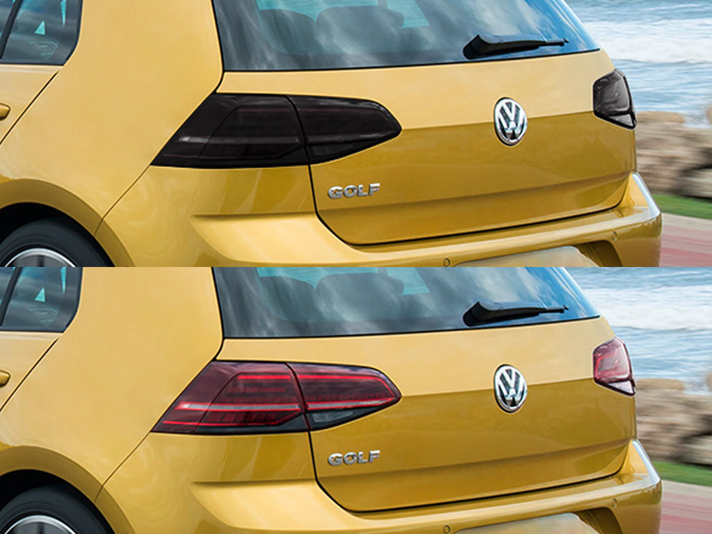 Volkswagen Golf 2015-2017 Before and After Smoked Taillights