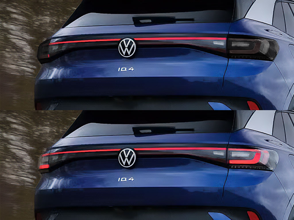 Volkswagen ID.4 2021-2024 Before and After Smoked Taillights