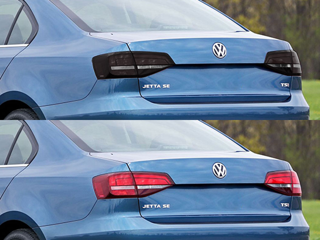 Volkswagen Jetta 2015-2018 Before and After Smoked Taillights