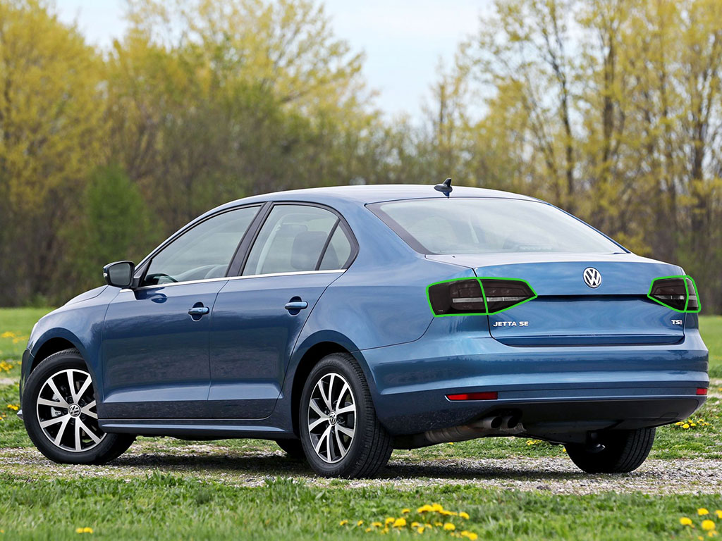 Volkswagen Jetta 2015-2018 Tail Light Tint Installation Points