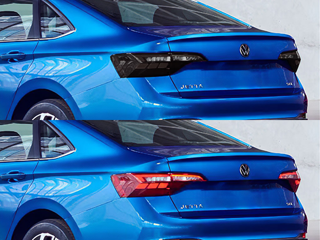 Volkswagen Jetta 2019-2024 Before and After Smoked Taillights