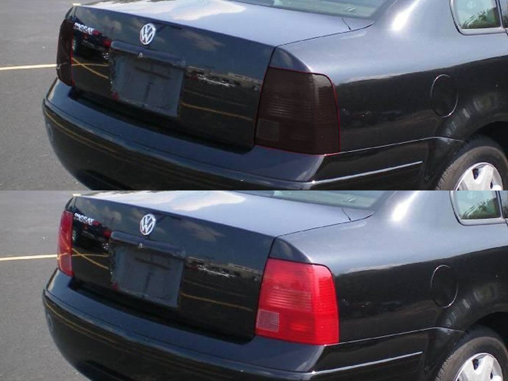 Volkswagen Passat 1998-2001 Before and After Smoked Taillights