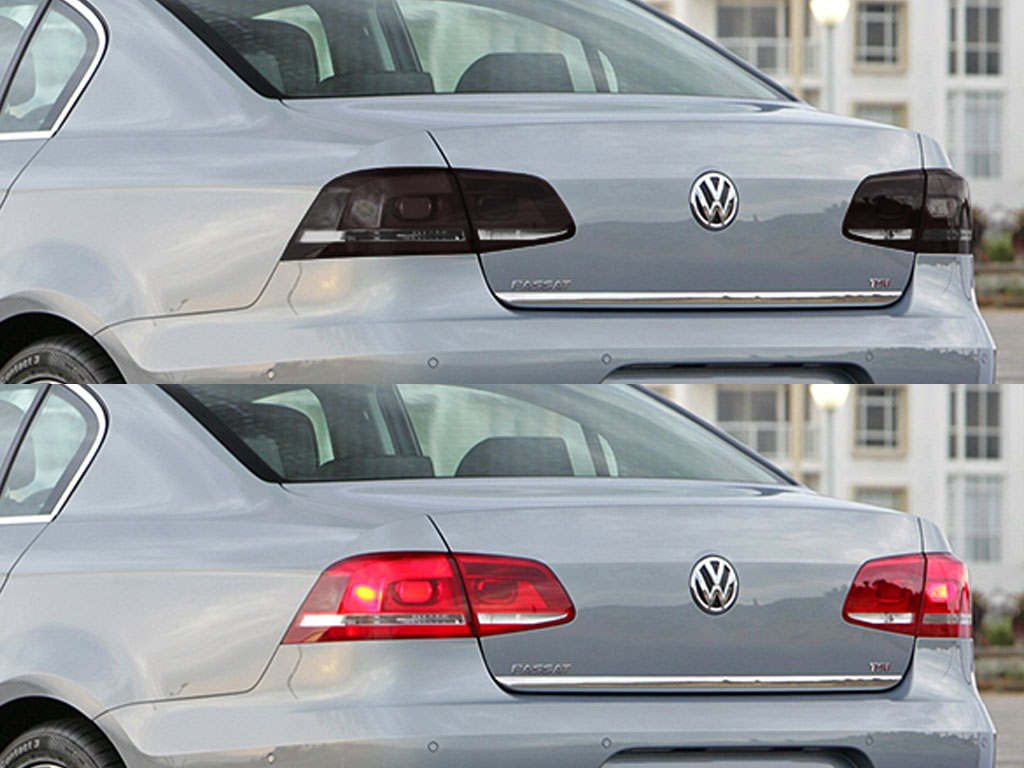 Volkswagen Passat 2006-2010 Before and After Smoked Taillights