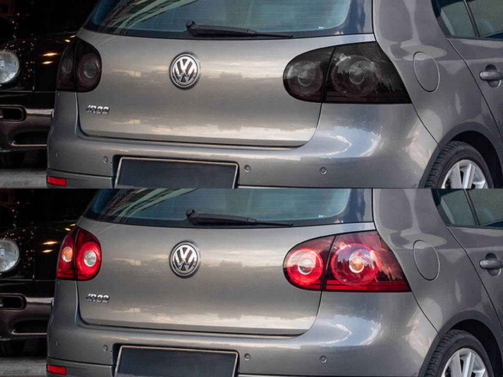 Volkswagen R32 2008 Before and After Smoked Taillights