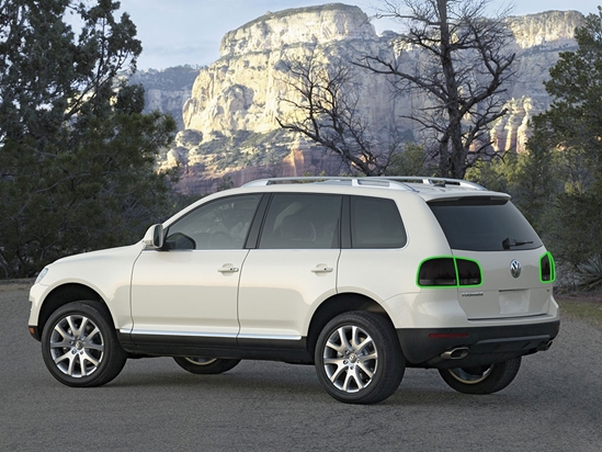 Volkswagen Touareg 2004-2007 Tail Light Tint Installation Points