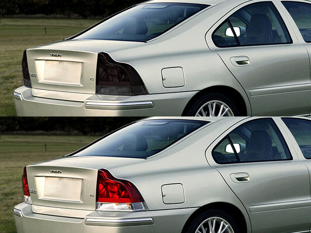 Volvo S60 2001-2004 Before and After Smoked Taillights