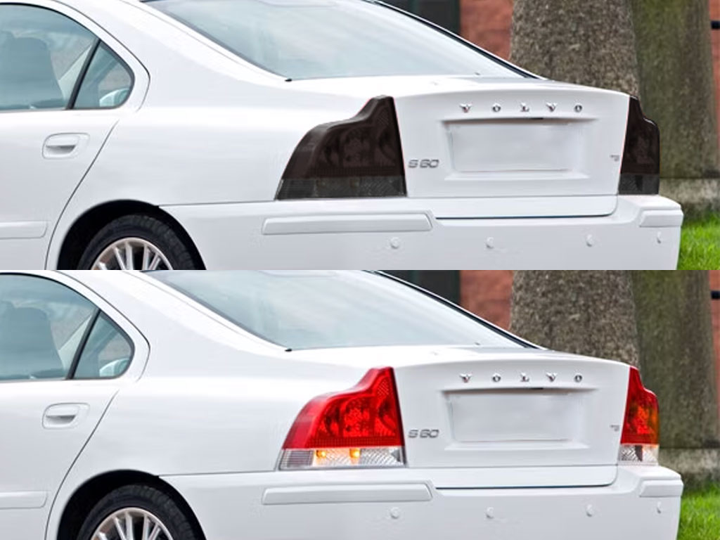 Volvo S60 2005-2009 Before and After Smoked Taillights