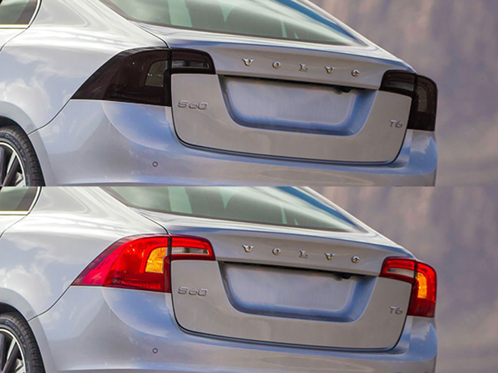 Volvo S60 2011-2018 Before and After Smoked Taillights