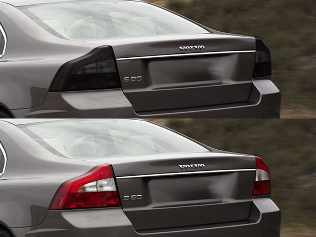 Volvo S80 2004-2006 Before and After Smoked Taillights