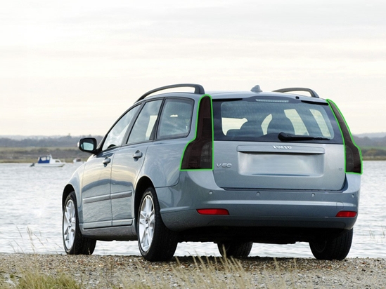 Volvo V50 2005-2007 Tail Light Tint Installation Points