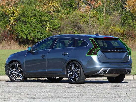 Volvo V60 2016-2018 Tail Light Tint Installation Points