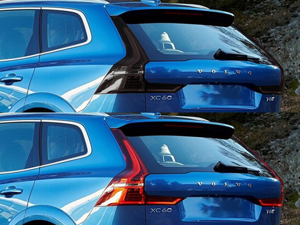 Volvo XC60 2014-2017 Before and After Smoked Taillights