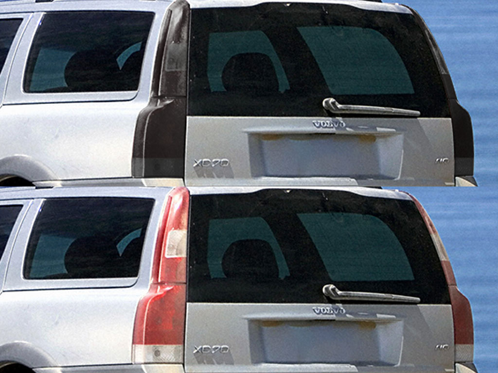 Volvo XC70 2003-2004 Before and After Smoked Taillights