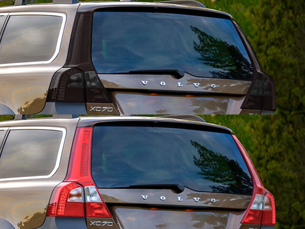 Volvo XC70 2008-2013 Before and After Smoked Taillights