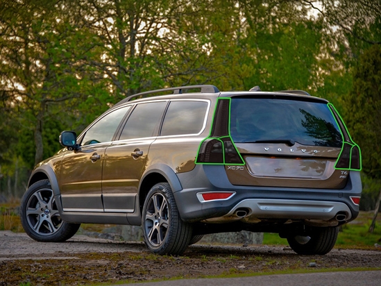 Volvo XC70 2008-2013 Tail Light Tint Installation Points